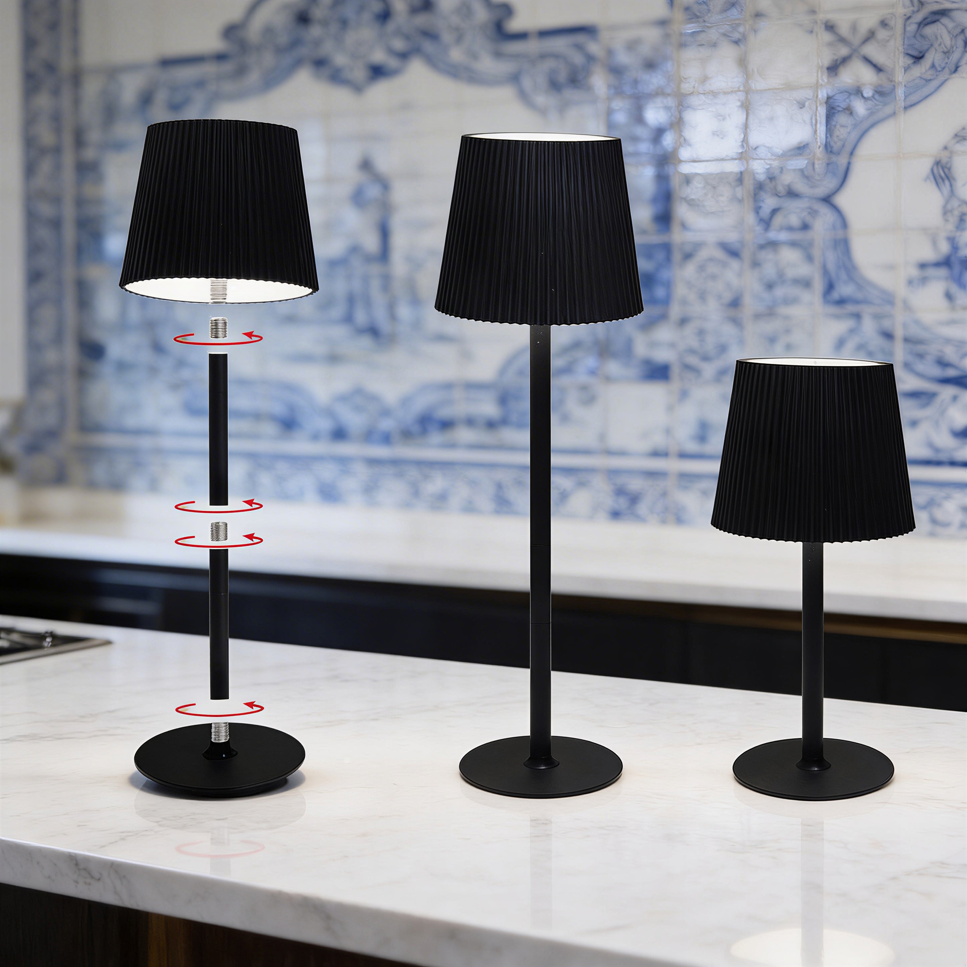 Lámpara de mesa de estilo portugués