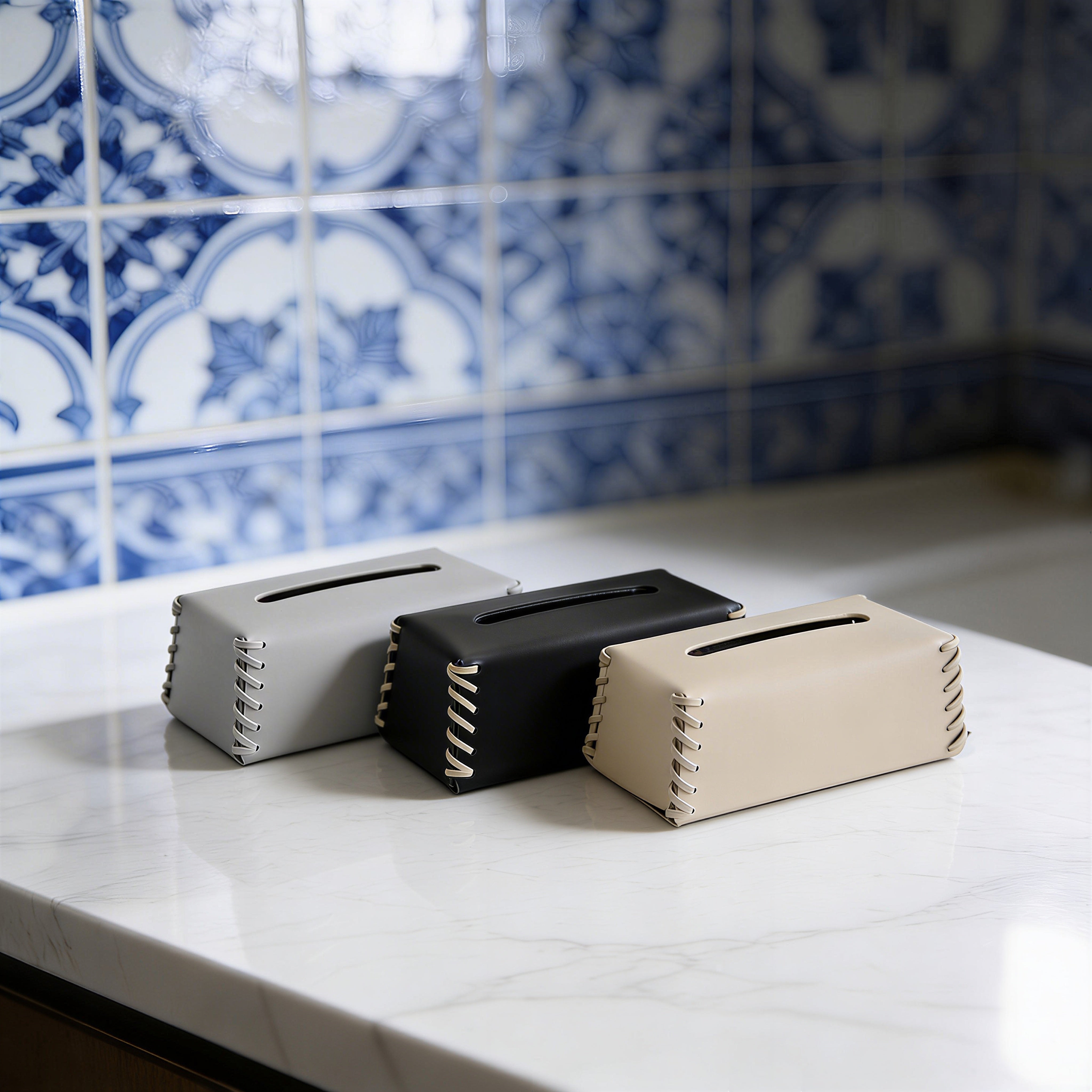 Funda portuguesa para caja de pañuelos LusoHome